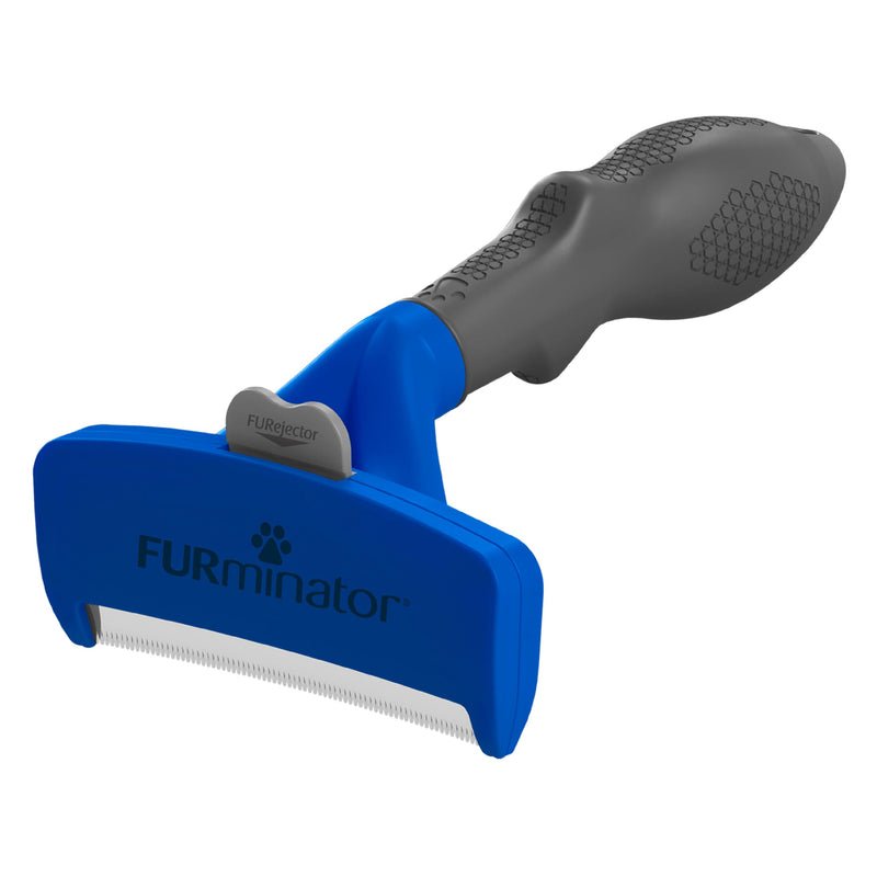 FURminator Undercoat Deshedding Tool for Dogs, Deshedding Brush for Dogs, Removes Loose Hair and Combats Dog Shedding long hair - new model Large - PawsPlanet Australia