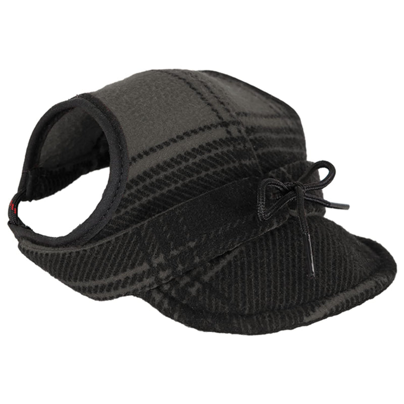Stormy Kromer Critter Kromer for Her, Black/Gray Plaid, Medium - PawsPlanet Australia
