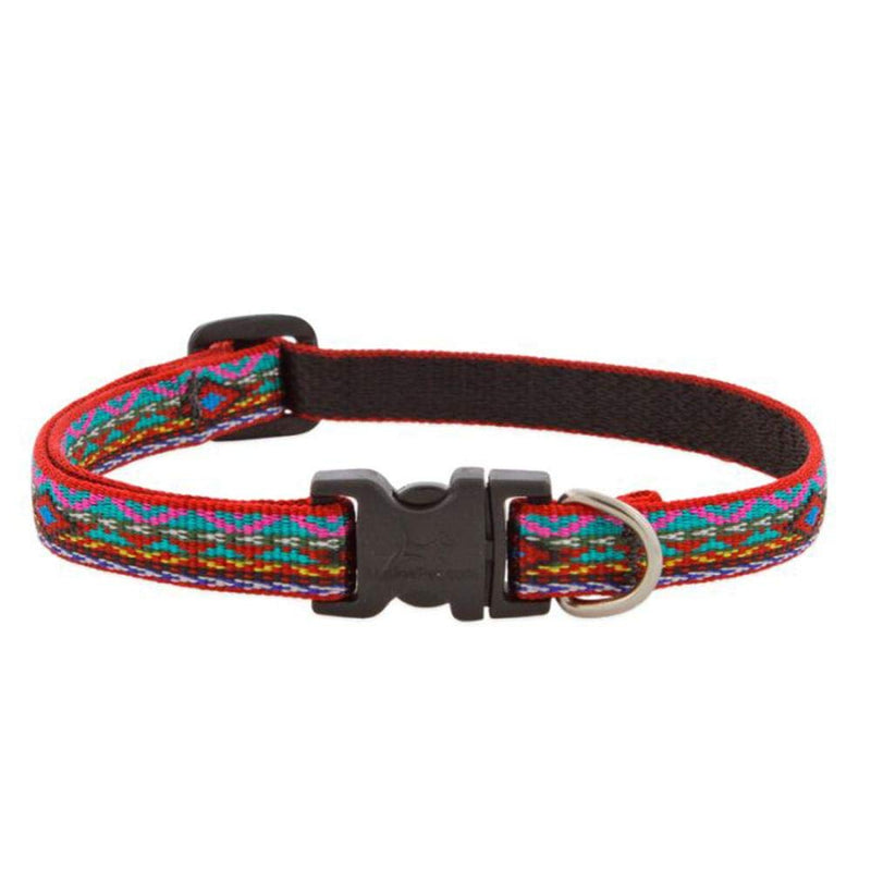 Dog Collar by Lupine 1/2" Wide El Paso Design adjusts 8-12" Long - PawsPlanet Australia