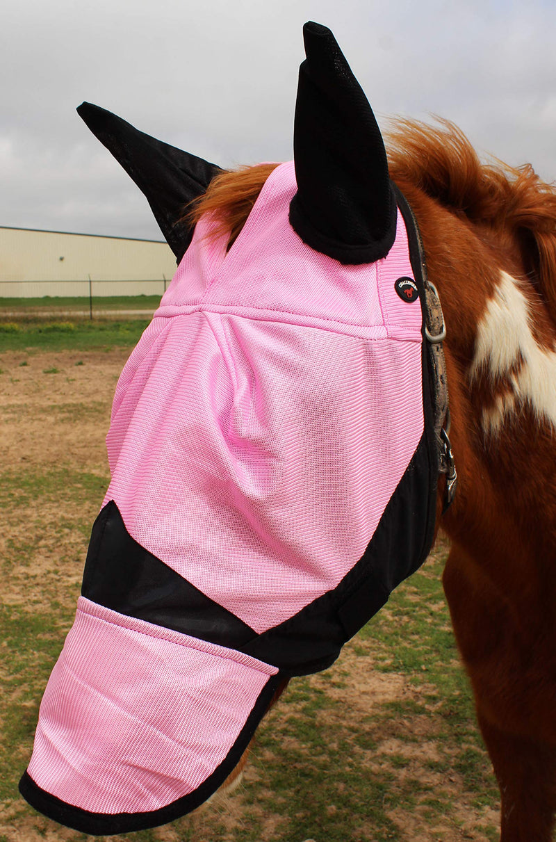 CHALLENGER Equine Horse FlyMask Summer Spring Airflow Mesh 73202N - PawsPlanet Australia