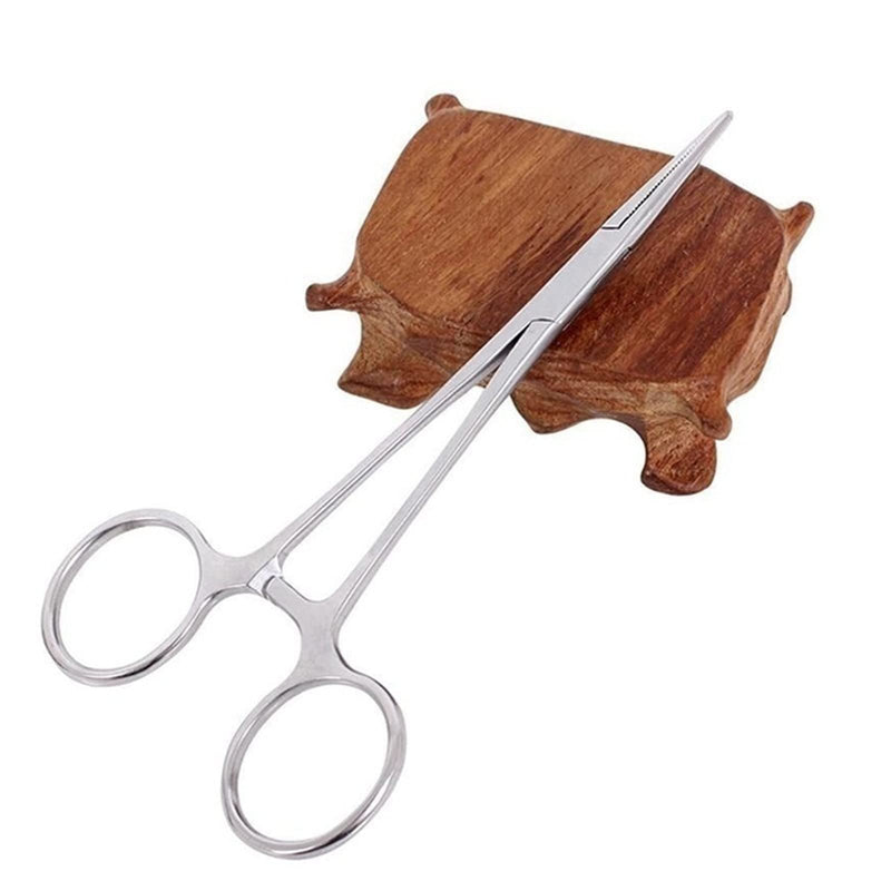 WYSUMMER Stainless Steel Dog Cat Pet Forceps Scissors Ear Hair Clamp Fishing Scissors Tools (18CM straight) - PawsPlanet Australia