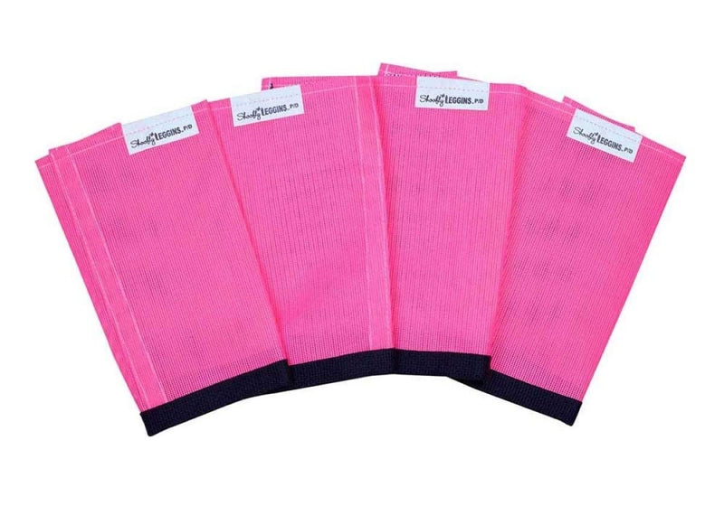 Shoofly Horse Leggins, Patented Loose Fitting Fly Boots, Prevent Fly Bites, Reduce Stomping & Fatigue, Breathable Plastic Mesh (Pink/Pony & Donkey) - PawsPlanet Australia