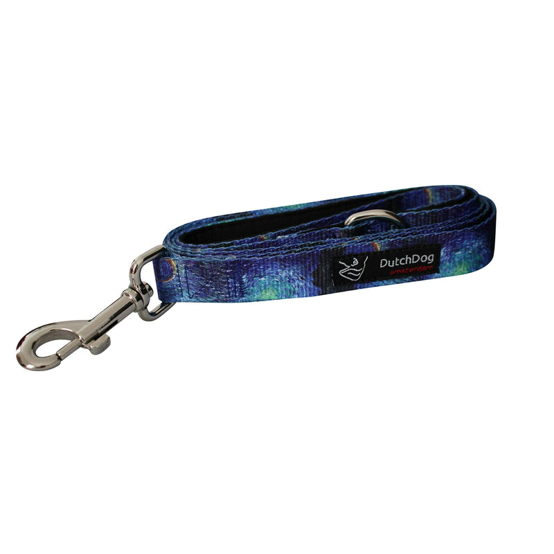 5' Recycled Webbing Dog Leash Van Gogh Cypress & Stars - PawsPlanet Australia