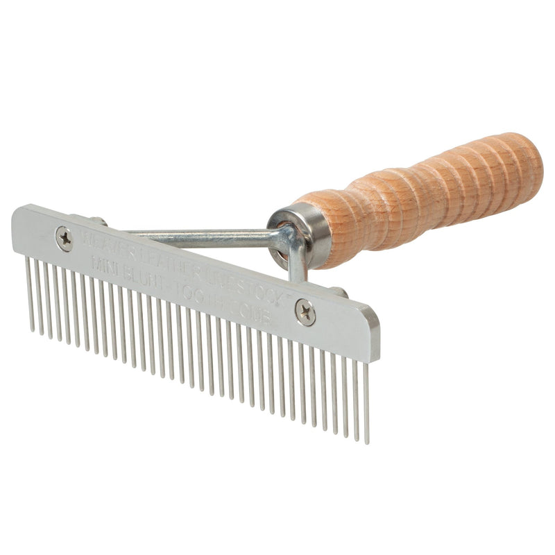 Weaver Livestock Mini Show Comb Wood Handle - PawsPlanet Australia