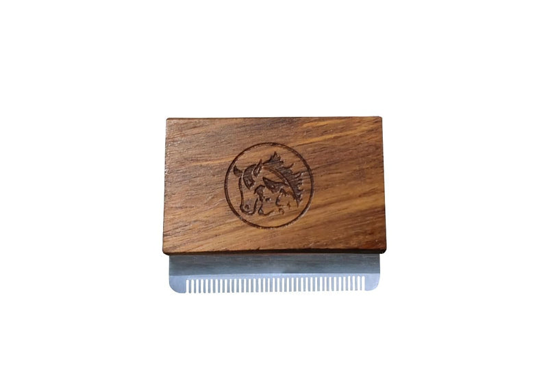 Deshedding Grooming Tools for Dogs Cats & Horse Easy Ergonomic Wooden Handle Professional Brush Grooming Tool, Remove painlessly 95 Percent of Lose Hair Fur & Dirt (5 inch) (2.5 inch) 2.5 inch - PawsPlanet Australia
