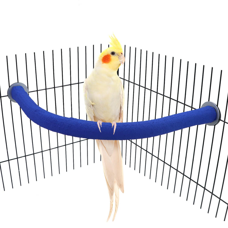 Wontee Bird Perches Bird Cage Sand Perch Stand for Budgies Parakeets Cockatiels Conures (Random Color) (90 Degrees) 90 degrees - PawsPlanet Australia