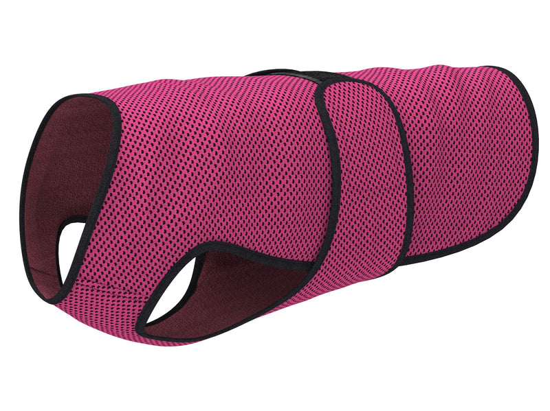 Dog Cooling Vest – Lightweight Evaporative Shirt with UV Protection for Small, Medium, and Large Dogs – Breathable Soft Fabric for Hot Weather (M, Rose Pink) - PawsPlanet Australia