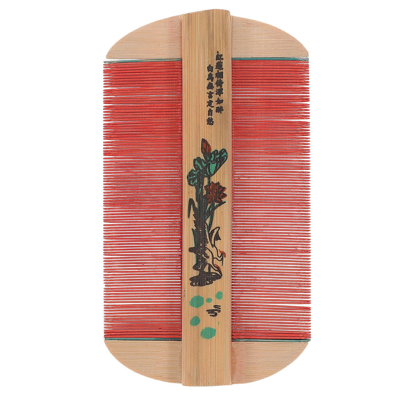 Hair Comb Comb Double Sided Bamboo Removal Dandruff Comb Cat Dog Pet Grooming Fine Tooth Comb - PawsPlanet Australia