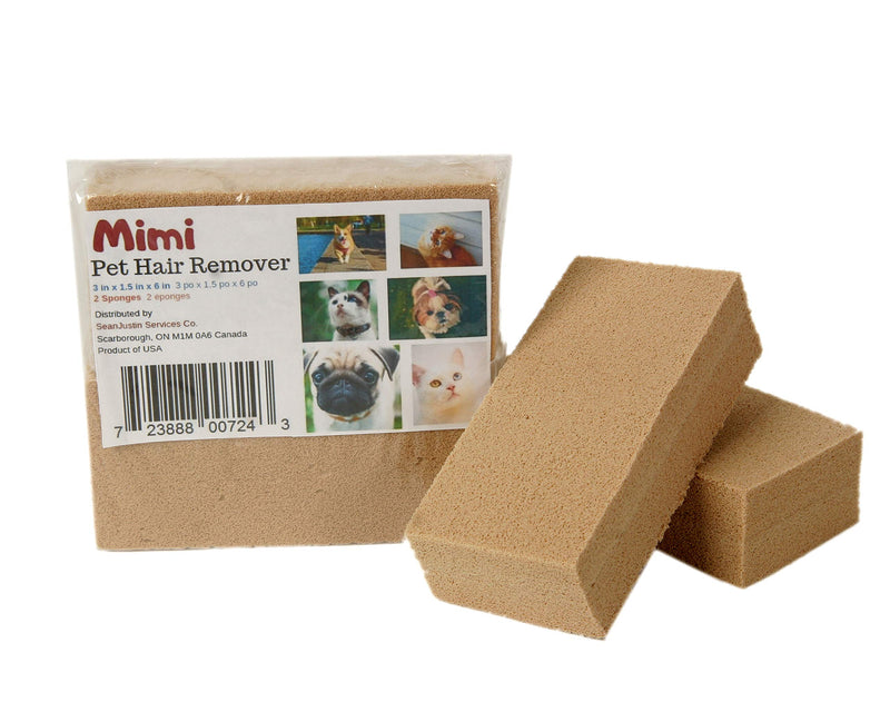 Mimi Pet Hair Remover - Remove Dog, Cat and Other Pet Hair from Furniture, Carpet, Bedding and Clothing - 2 Sponge - PawsPlanet Australia