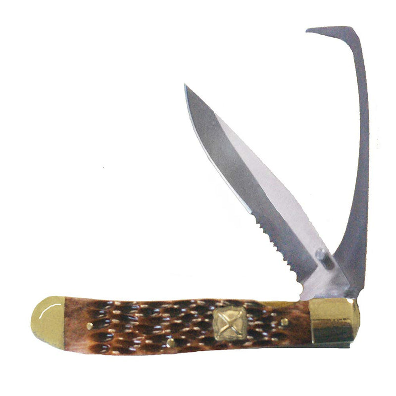 Twisted X Dark Bone Farrier Knife w/Clip - PawsPlanet Australia