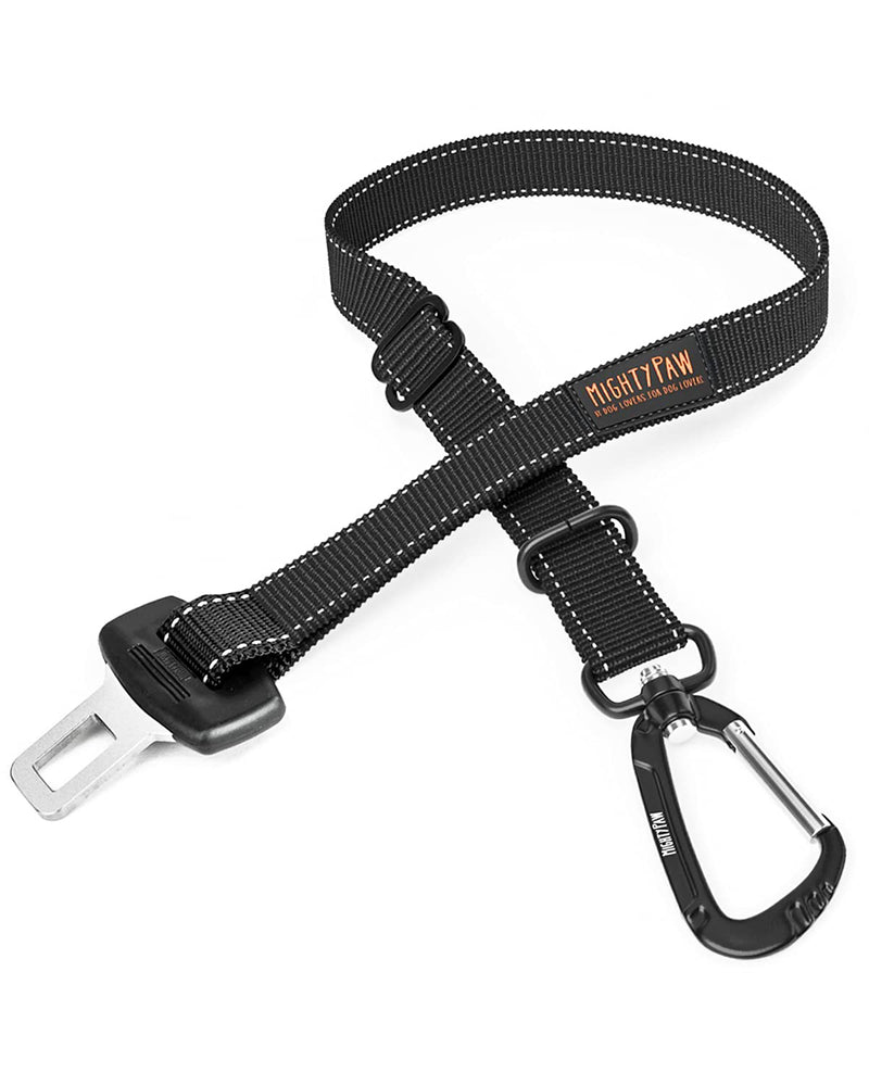 Mighty Paw Dog Car Safety Belt - Dog Seatbelt Ensures Pet Protection While Driving - Seatbelt for Dogs for Car - Dog Vehicle Accessory - Dog Car Seat Belt Attachment - Car Leash Restraint System Buckle Attachment (Most Popular) - PawsPlanet Australia