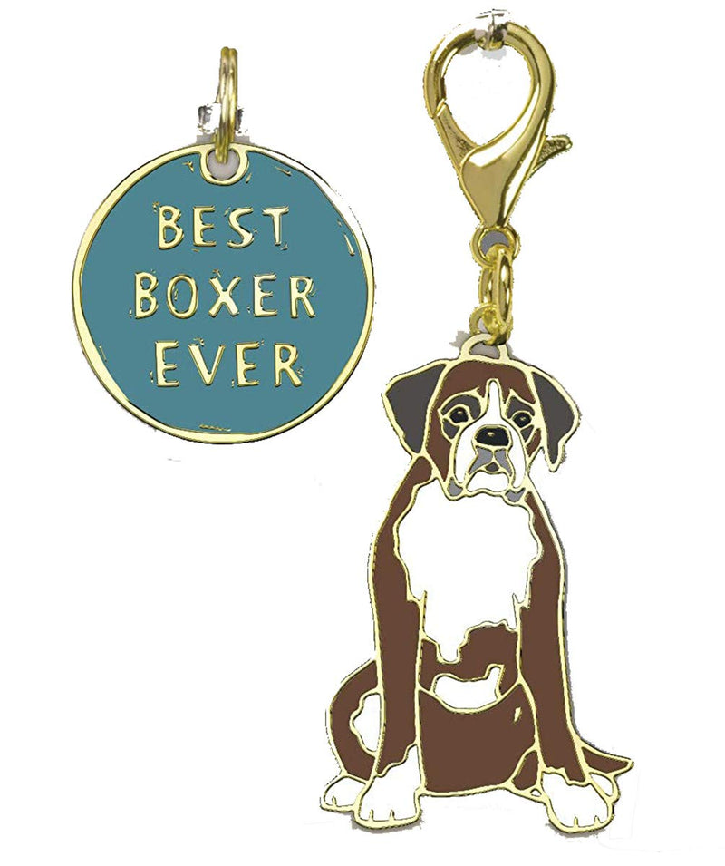 Primitives by Kathy Dog Collar Charm Set - Boxer - PawsPlanet Australia