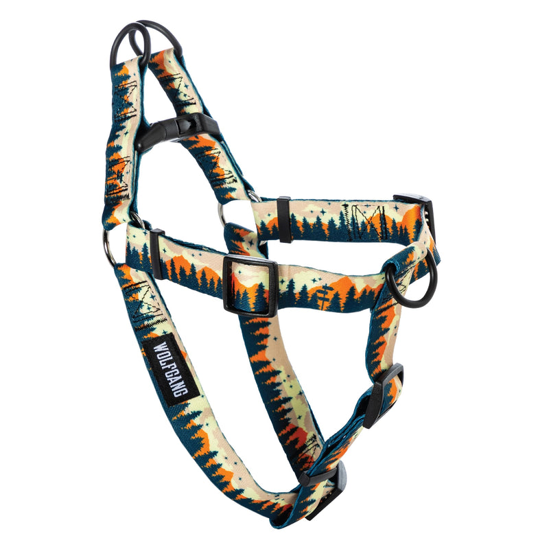 Wolfgang Heavy Duty Adjustable Dog Harness, Pull-Tested to Over 800 lbs for Walking & Training, Overland Print, Extra Large XL (1 Inch x 26-38 Inch) - PawsPlanet Australia
