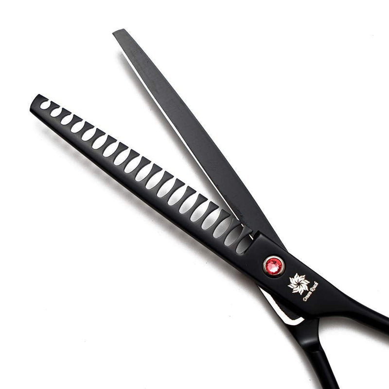 Dream Reach Professional 7.0'' Curved Chunker Scissors for Dogs and Cats Chunker Shear - PawsPlanet Australia