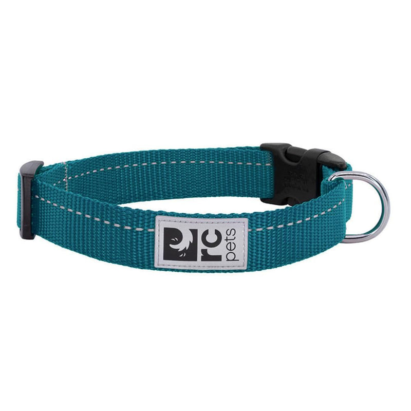 RC Pets Primary Collection 1" Dog Clip Collar, Medium, Dark Teal