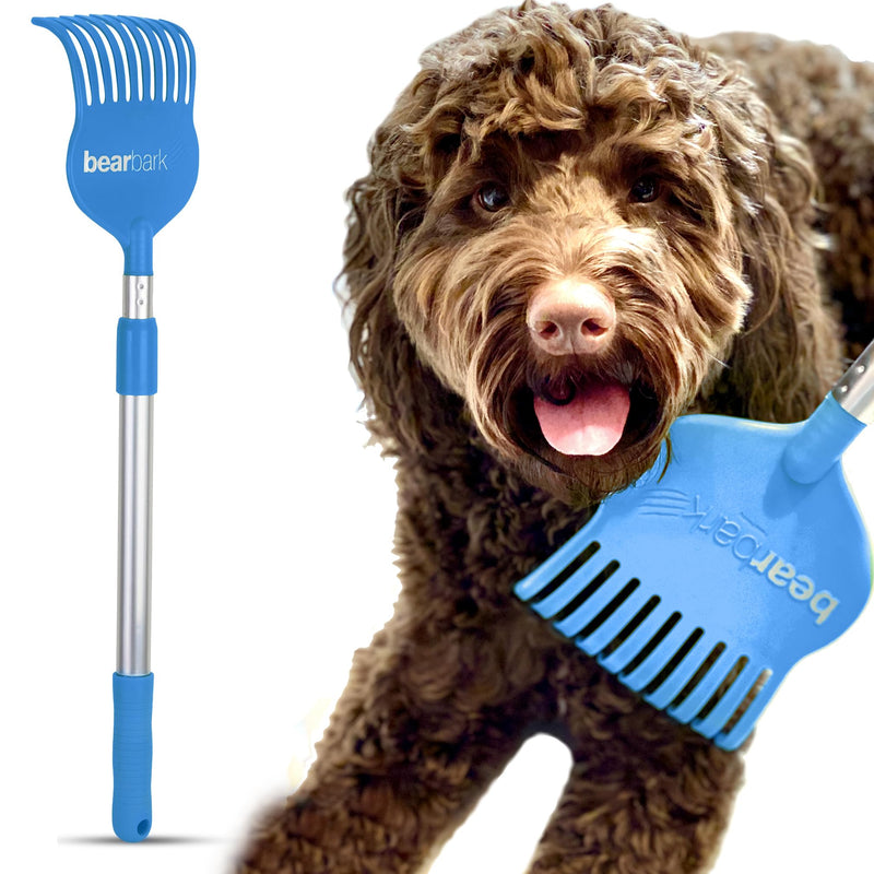 Bearbark Dog Scratcher – Extendable Long-Reach Grooming & Scratching Tool for Dogs | Fun Shedding Aid | Great Gift for Pet Lovers | US Small Business - PawsPlanet Australia