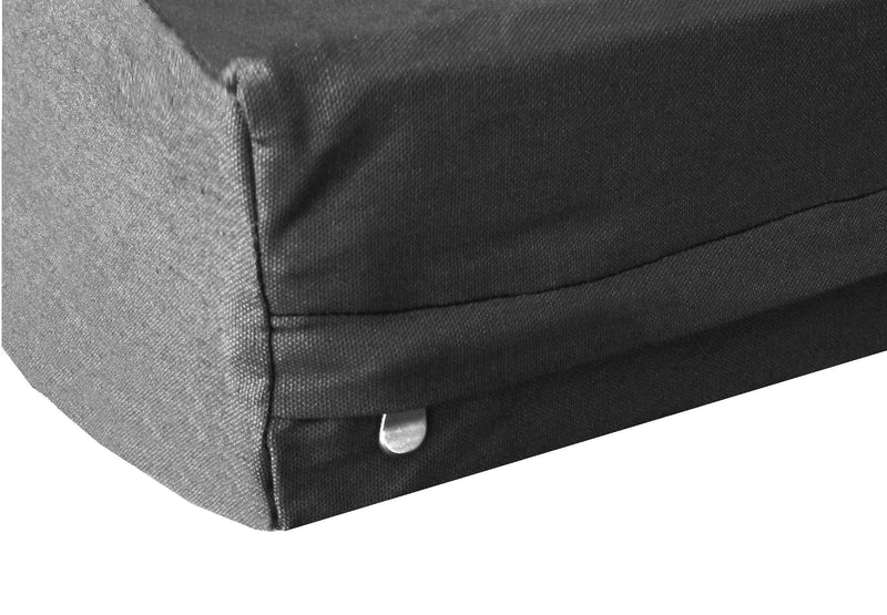 Dogbed4less Heavy Duty Black Canvas Duvet Pet Dog Bed Cover - Replacement Cover only (40"X35"X4") 40"X35"X4" - PawsPlanet Australia
