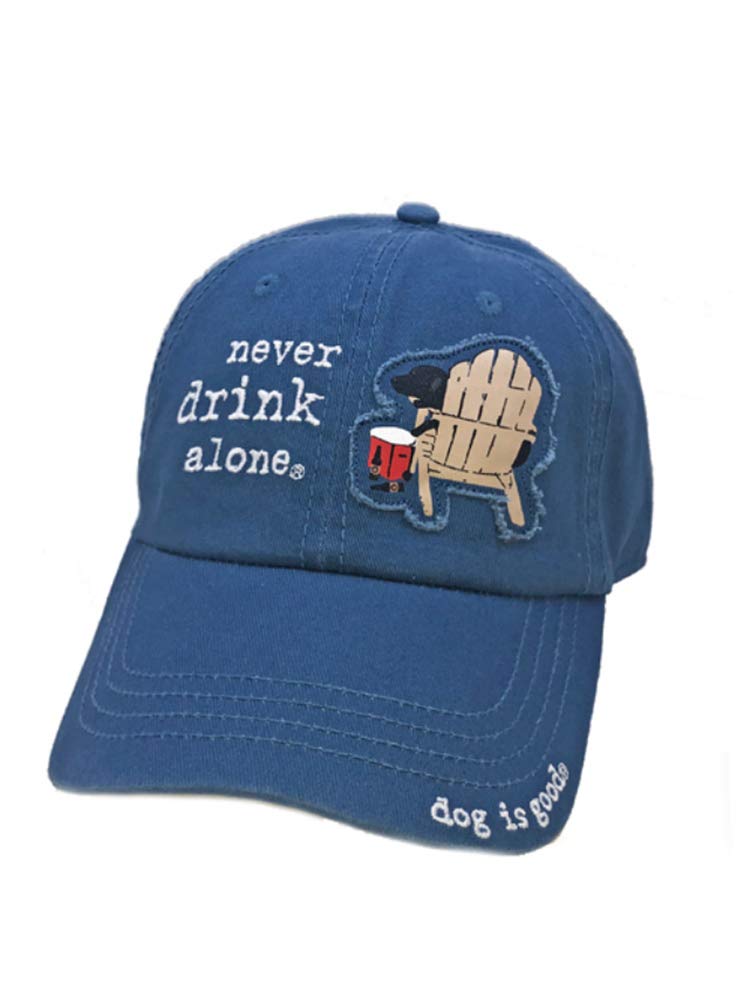 Dog is Good Signature Hats - Great Gift for Dog Lovers (Never Drink Alone) - PawsPlanet Australia