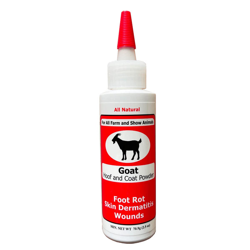 Goat Hoof & Coat Powder - Wound Care, Heals/Prevents Foot Rot, Skin Problems - All Natural, Non-Caustic, Easy to Use (2.5 oz) 2.5OZ - PawsPlanet Australia