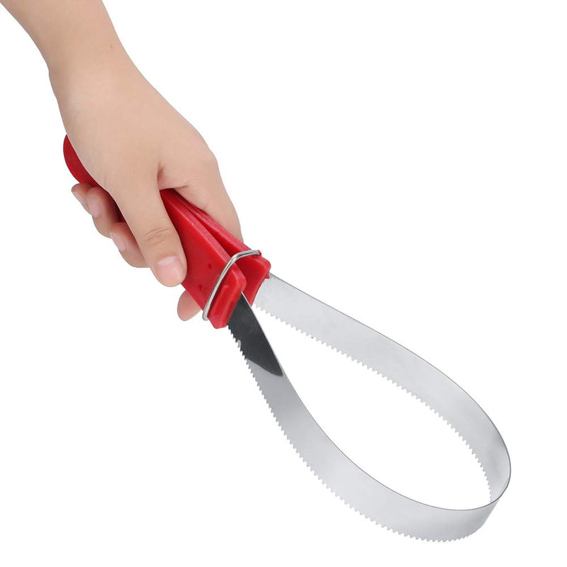 Pssopp Horse Shedder Scraper Stainless Steel Horse Sweat Scraper Metal Animal Equine Sweat Scraper Shedder Horse Grooming Brushes Combs Single Metal Shedding Blade - PawsPlanet Australia