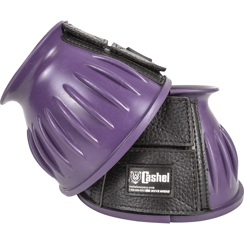 Cashel Company Rubber Horse Bell Boots Purple L - PawsPlanet Australia