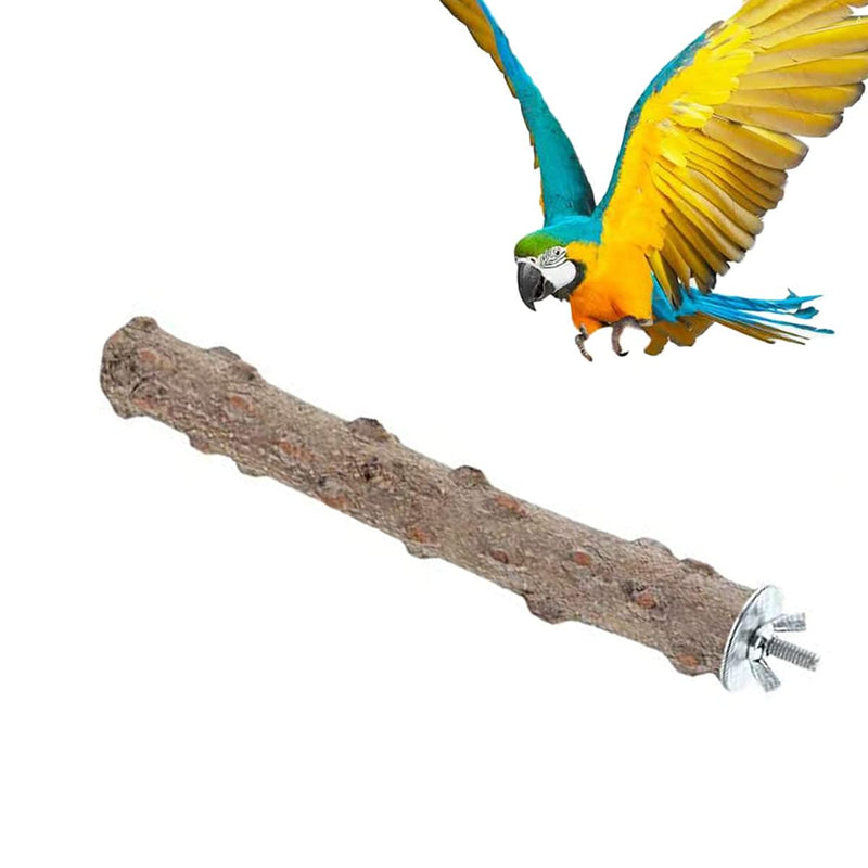 Litewoo Wood Perch Stick Natural Bird Stand Parrot Perch Paw Beak Grinding Stick for Bird Parrot Parakeet Cockatiel Conure Lovebird Budgie (11.79inch/30cm) 11.79inch/30cm