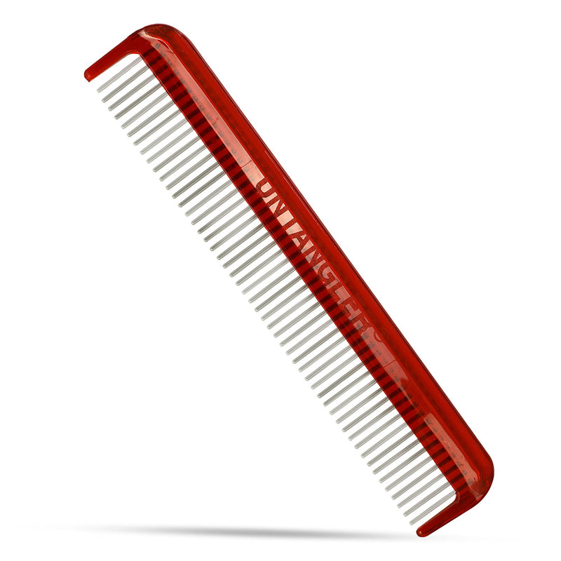 Pet comb for easy mat removal without causing pain to pets (7" Ferrari Red) 7" - PawsPlanet Australia