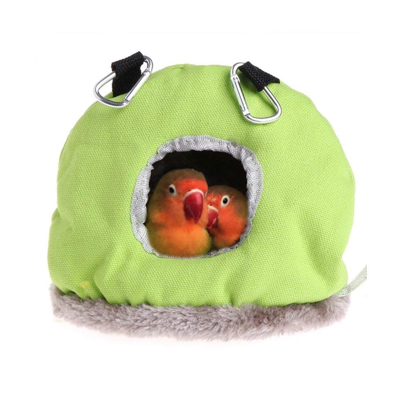 Litewoo Bird Hammock Nest Plush Warm Hanging Tent Pet Parrot Swing Bed Cave Cage for Parakeet Canary Cockatiel Lovebird Hamster Random Color Small - PawsPlanet Australia