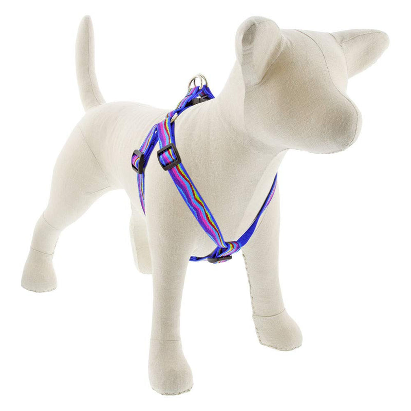 Adjustable Step in Dog Harness by Lupine 3/4" Wide Ripple Creek Design with 20-30" Girth - PawsPlanet Australia