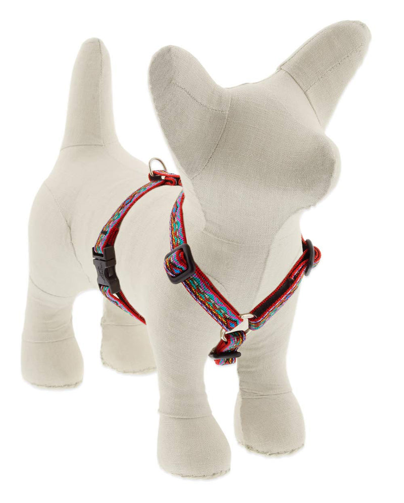 Small Adjustable Dog Harness by Lupine 1/2" Wide El Paso Design with 12-20" Adjustable Girth - PawsPlanet Australia