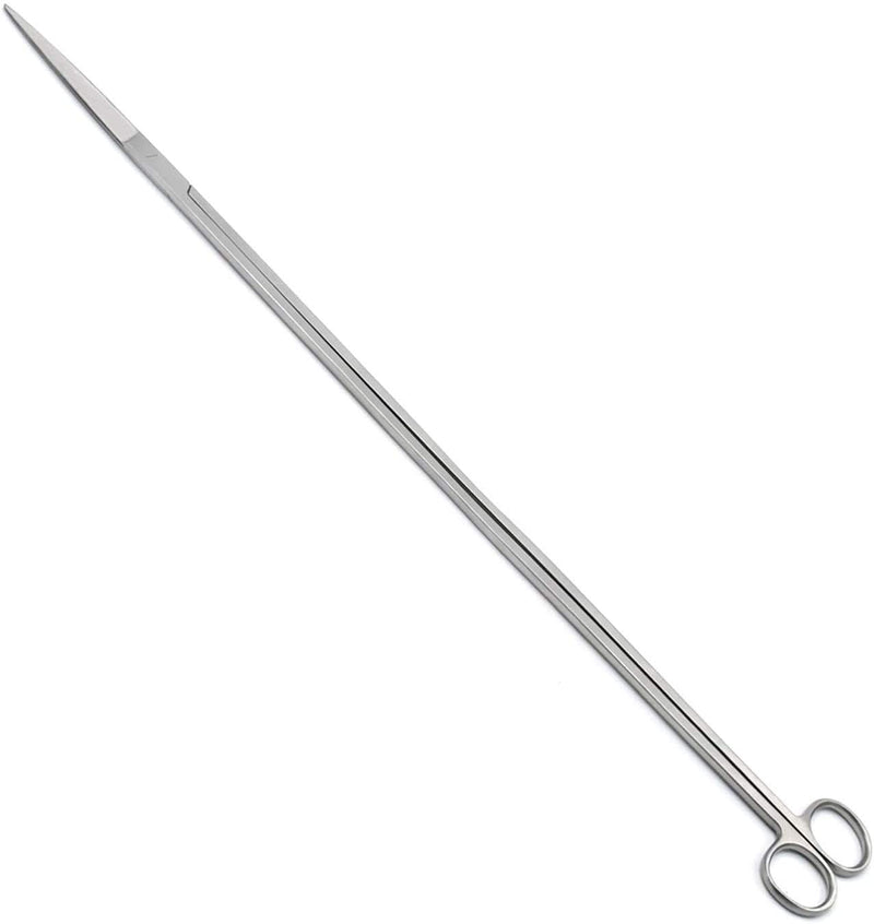 AAProTools Fish Aquarium Cleaner Kelly Scissors Straight 18" Extra Long Handle Sharp/Sharp Stainless Steel Instruments - PawsPlanet Australia