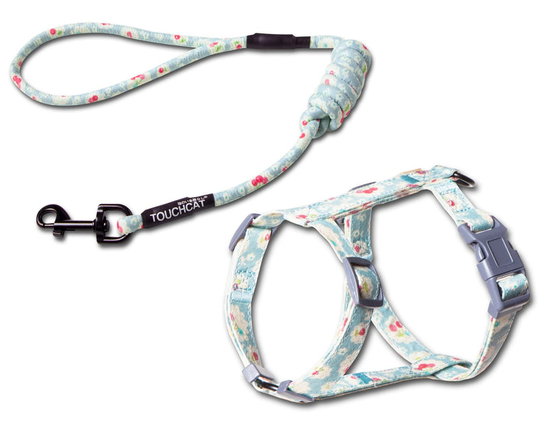 Touchcat ® 'Radi-Claw' Durable Cable Cat Harness and Leash Combo - PawsPlanet Australia