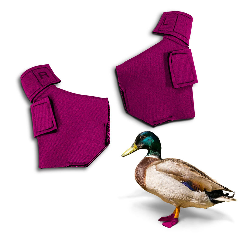 Duck Shoes for Injured Feet – Protective Neoprene Footwear for Ducks, Protective Shoes for Birds with Injured feet, Bumblefoot Relief - Large, 4.5” Max. Inside Width - Pink Large Waterfowl DUCK AND GOOSE SHOES - PawsPlanet Australia