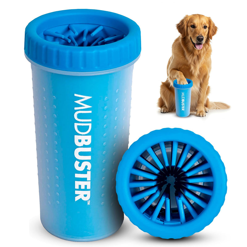 Dexas MudBuster Large Portable Pro Blue Paw Cleaner for Dogs - Premium Quality Pet Supplies and Accessories - PawsPlanet Australia