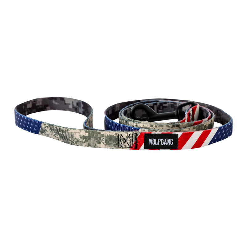 Wolfgang Heavy Duty Dog Leash, Pull-Tested to Over 800 lbs for Walking & Training, DigitalDog Print, Small Small (5/8 Inch x 4 Feet) - PawsPlanet Australia
