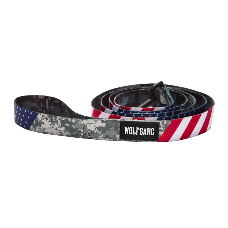 Wolfgang Heavy Duty Dog Leash, Pull-Tested to Over 800 lbs for Walking & Training, DigitalDog Print, Large - PawsPlanet Australia