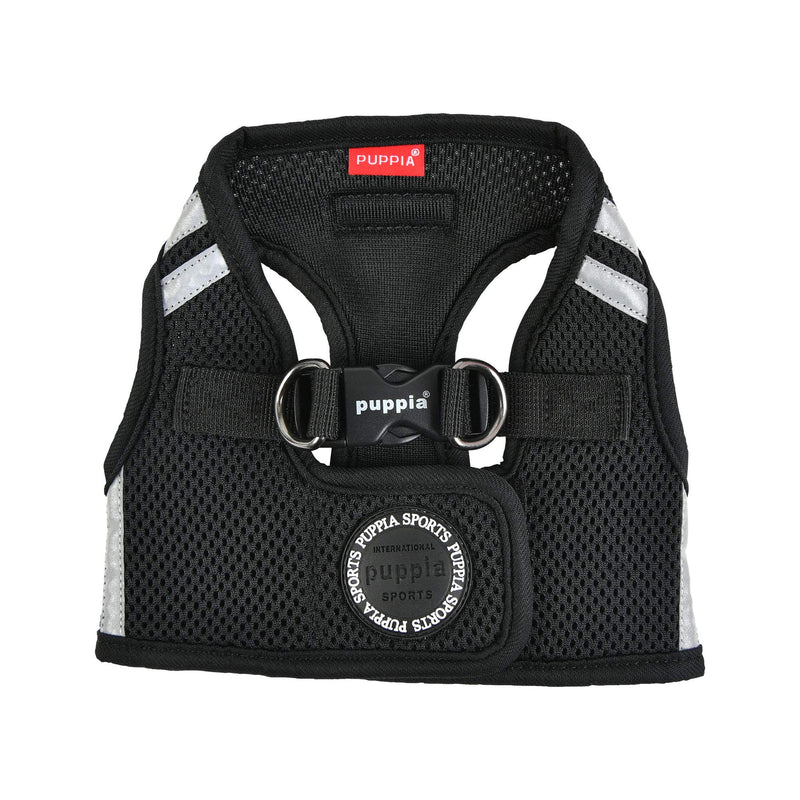 Puppia Soft Vest Harness Pro - Black - L Large - PawsPlanet Australia
