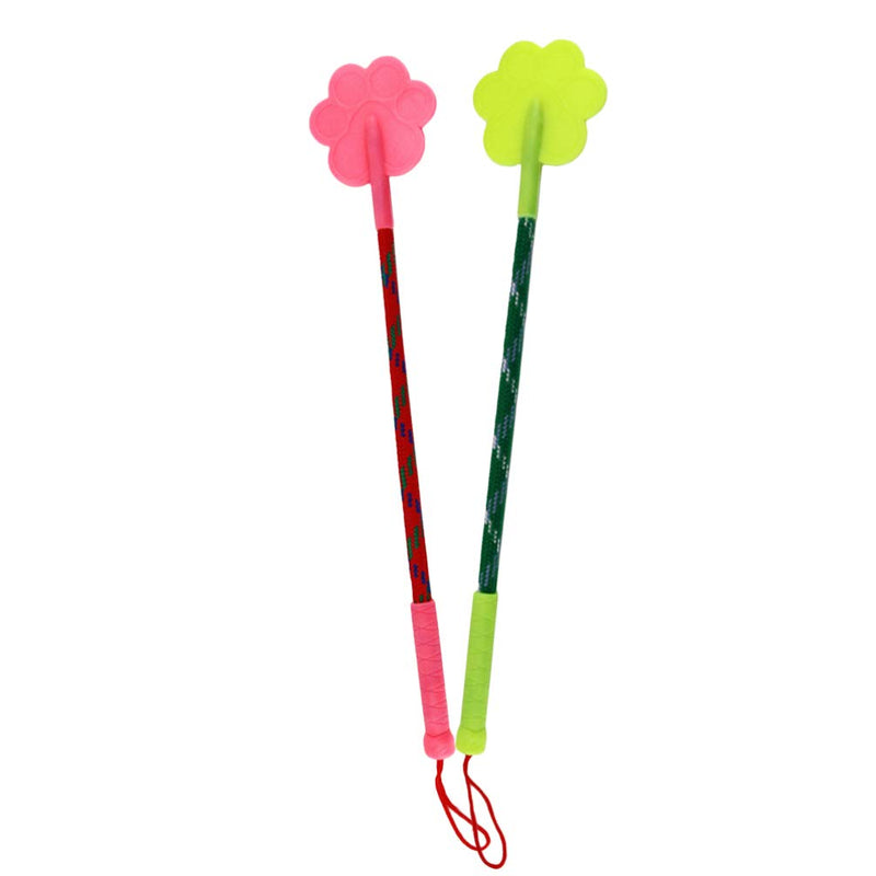 balacoo 2Pcs Pet Training Stick Rubber Paw Shape Dog Training Pat Cat Whip Pet Training Tool Dog Training Tool for Dog Puppy Cat (Random Color) - PawsPlanet Australia