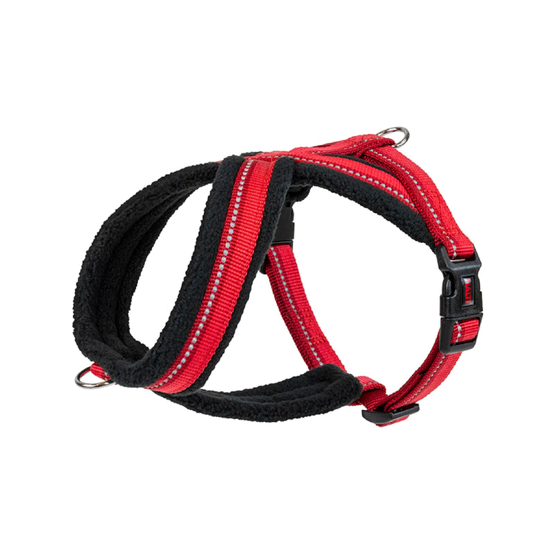 HALTI Comfy Harness - Lightweight, Fleece-Lined, Reflective & Adjustable Dog Harness, Front & Back Ring for a Dog Leash, Great for Puppy Walks. Suitable for Small Dogs and Puppies (Size Small) - PawsPlanet Australia