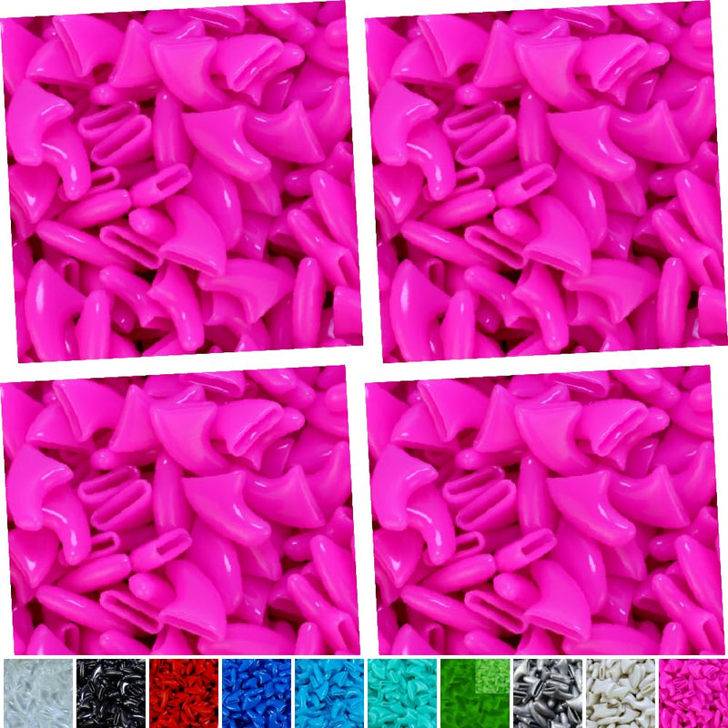 zetpo 80 pcs Cat Nail Caps | Cat Claw Covers | with Adhesives and Applicators (Rose, S) Rose - PawsPlanet Australia