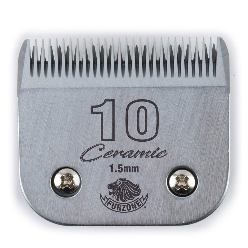 Detachable Ceramic Blade - Size 10 Blade 1/16", Made of High-Tech Ceramic Materials, Compatible with Most Andis, Oster, Wahl A5 Clippers - PawsPlanet Australia