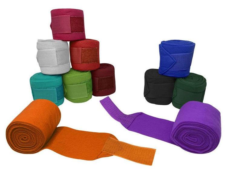 Fleece Polo Wraps w/Velco Closure Teal - PawsPlanet Australia