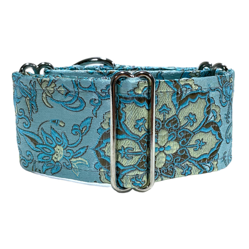 Extra Soft Martingale Dog Collar for Greyhound Saluki Whippet and Other Breeds with Similar Neck 2" Wide (11"-14") Matching Leash Available M 11"-14"