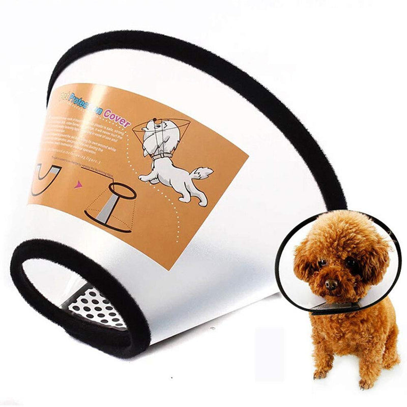 Cat Cone Collar, Pet Cone Dog Recovery Cone for Small Dog Cone After Surgery Anti-Bite Lick Wound Medical, Protective Cat Head Cone Dog Cone Collar Cat E Collar for Cats Puppy(5# Medium) - PawsPlanet Australia