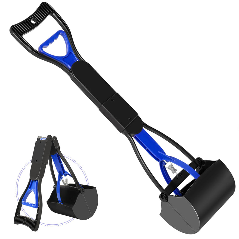 UPSKY Pooper Scooper for Large Small Dogs, Folding Dog Poop Scooper, Durable Spring and Premium Materials，Easy to Use for Grass, Dirt, Gravel Pick Up Shovel - PawsPlanet Australia