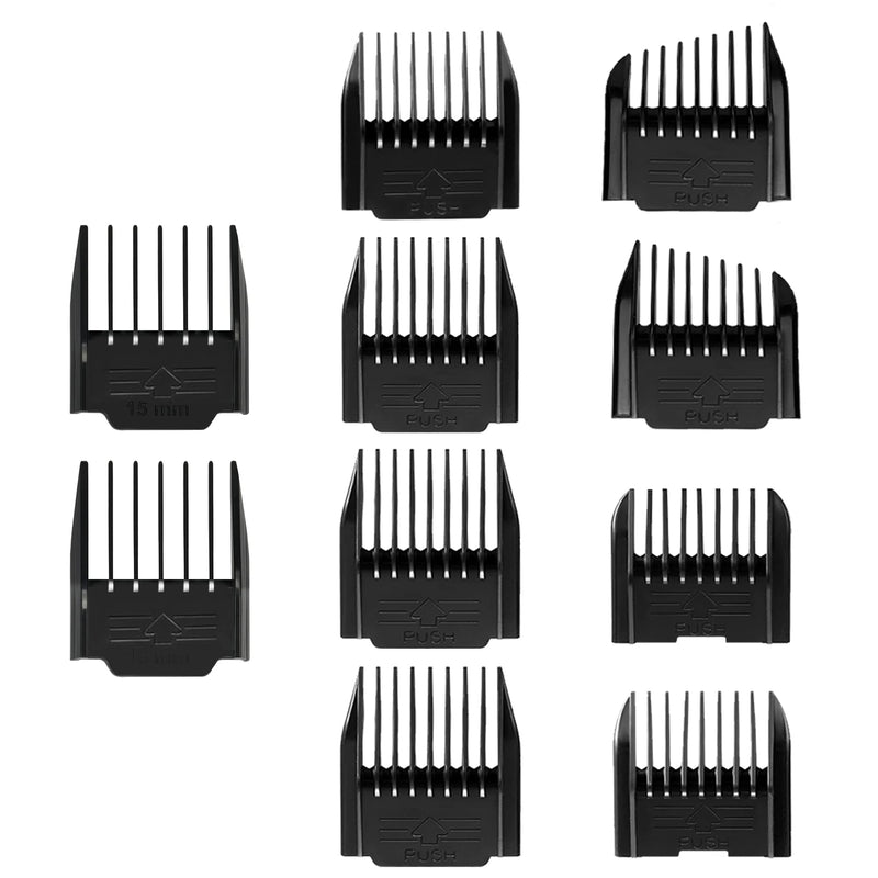 Professional Guide Combs for Pet Clippers 35-Tooth Cutter Head Black (10 pack) - PawsPlanet Australia