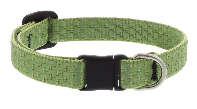 Breakaway Cat Collar by Lupine ECO Collection 1/2" Wide Moss adjusts 8-12" - PawsPlanet Australia