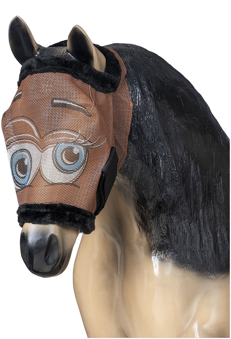 Tough 1 Novelty Mini Fly Mask Medium Goofy Eyes - PawsPlanet Australia