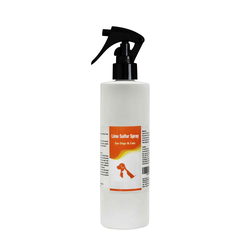 Classic's Lime Sulfur Spray Pet Care for Dry and Itchy Skin - Spotcare and Safe Solution for Dog, Cat, Puppy, Kitten, Horse (8 oz) - PawsPlanet Australia