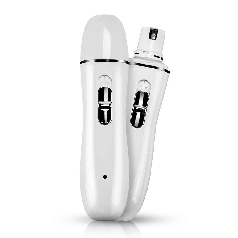Electric Dog Nail Grinder, 2-Speed Electric Rechargeable Pet Nail Trimmer Paws Grooming & Grinding Tool for Small Medium Large Dog & Cats, Includes USB Wire White - PawsPlanet Australia